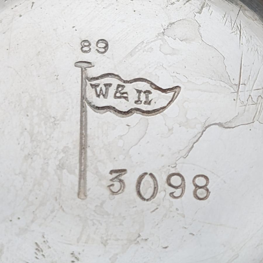 1880年頃 英国アンティーク シルバープレート製 コーヒーポット Walker