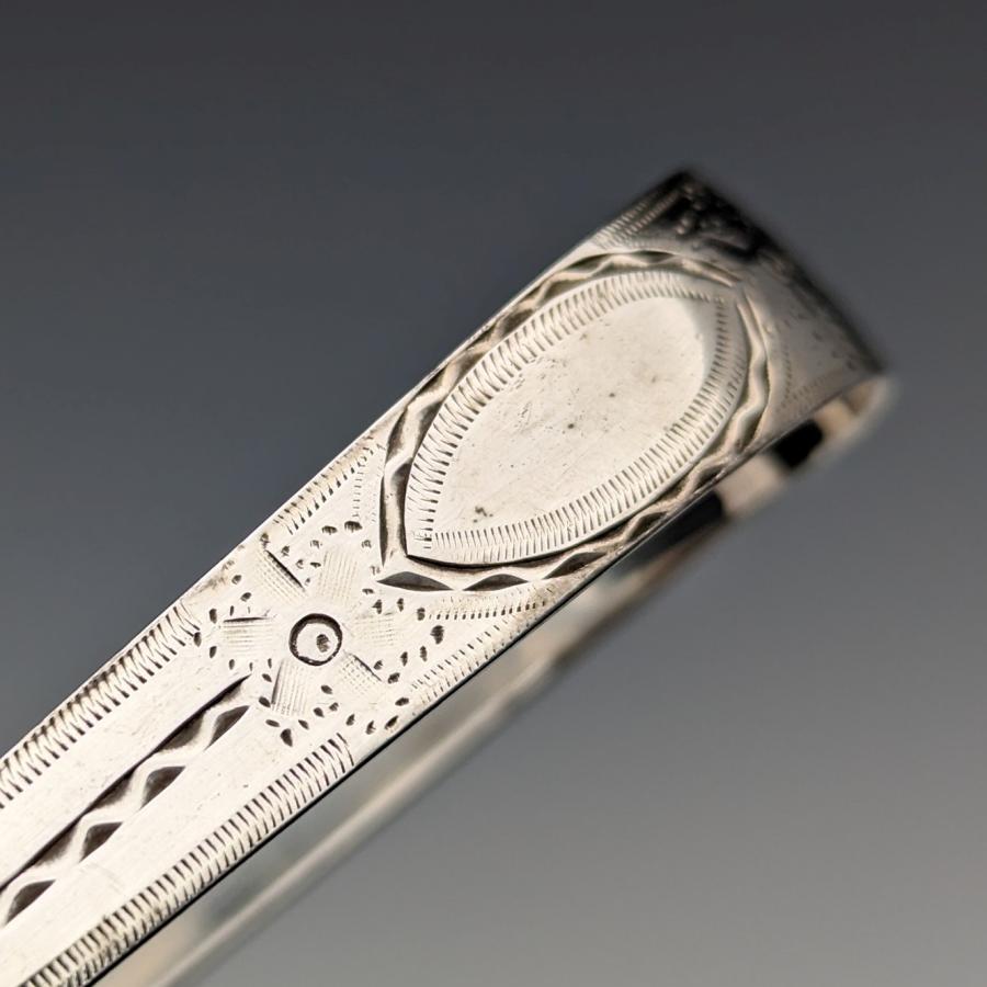 1800年頃 英国アンティーク 純銀製 シュガートング 25g George Smith  