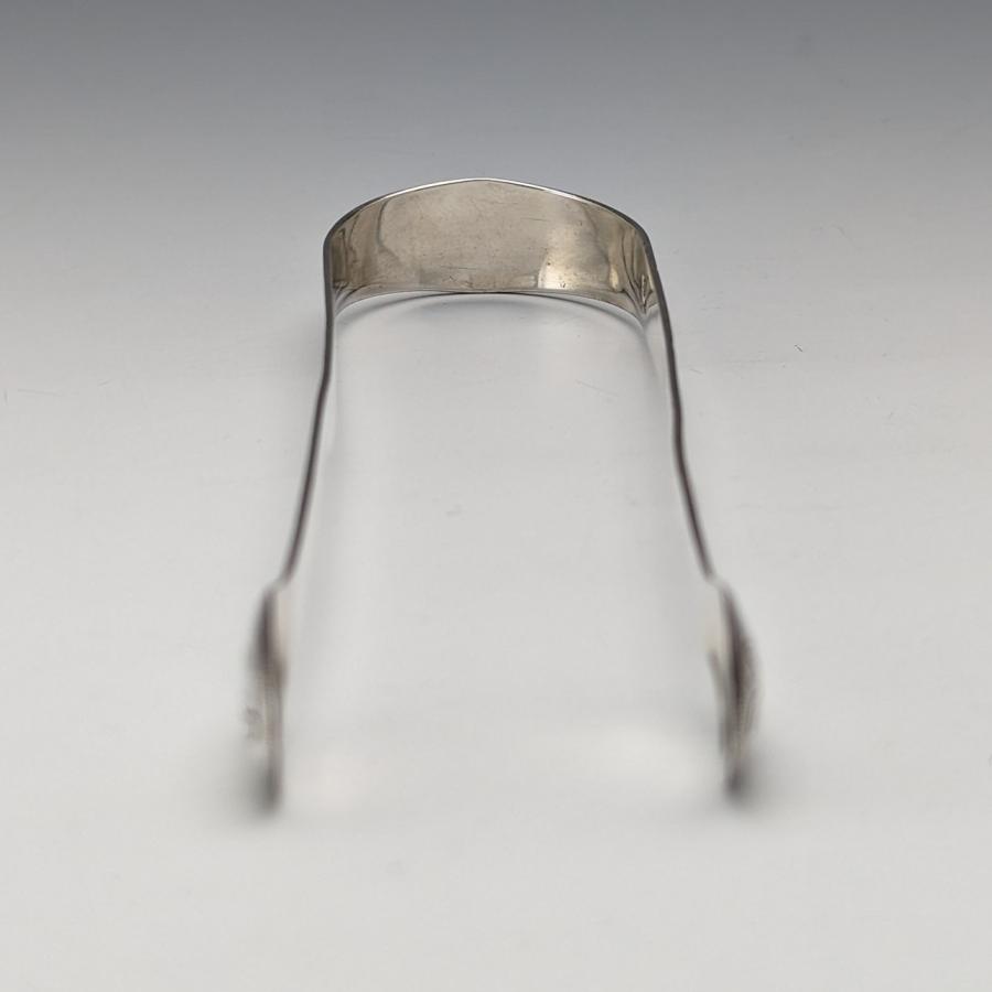 1800年頃 英国アンティーク 純銀製 シュガートング 25g George Smith  