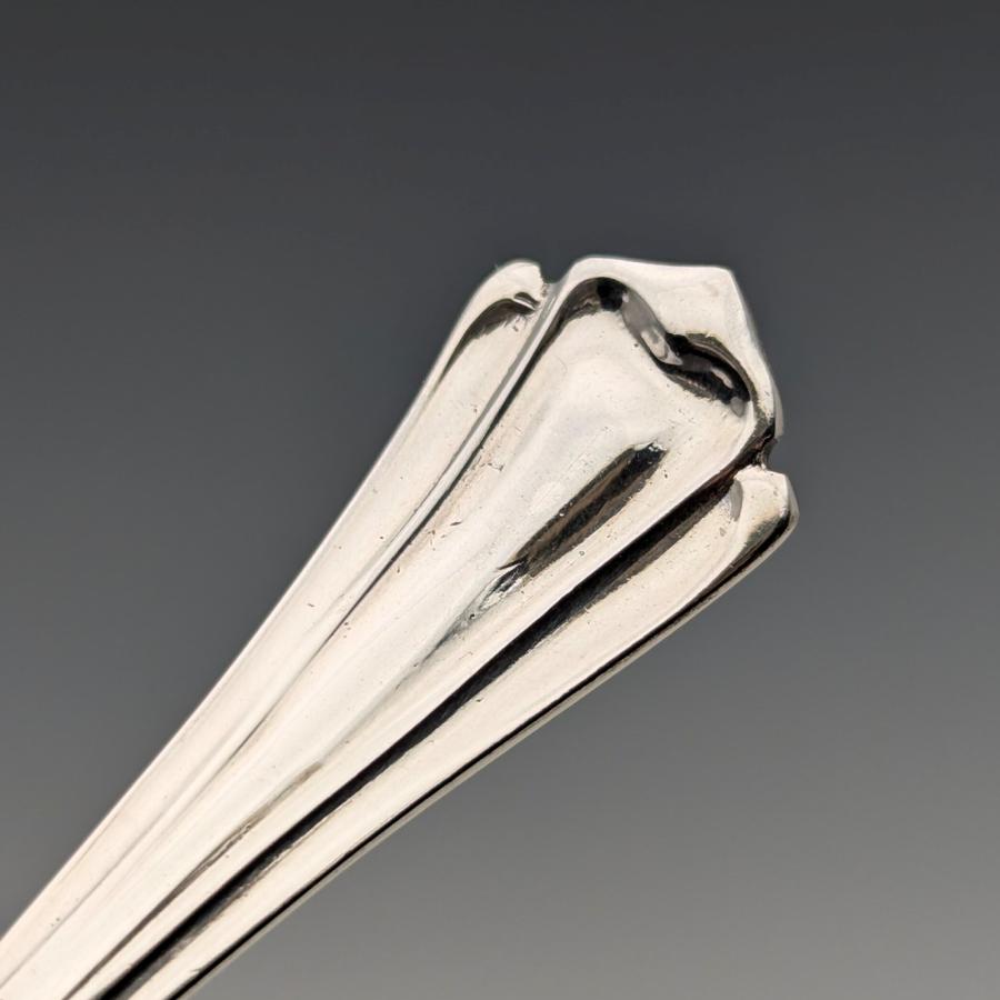 1906年 英国アンティーク 純銀製 ティーキャディースプーン Atkin