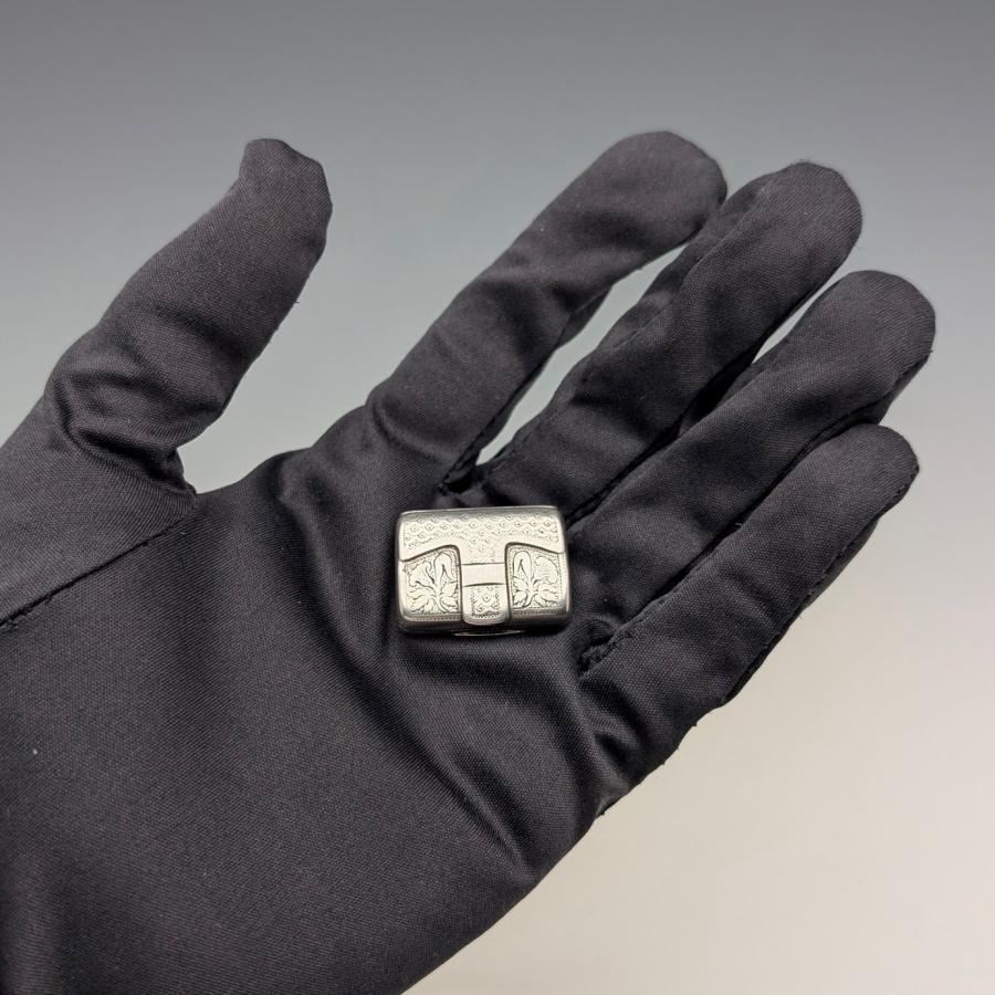 1820年 英国アンティーク 純銀製 ヴィネグレット スポンジ付