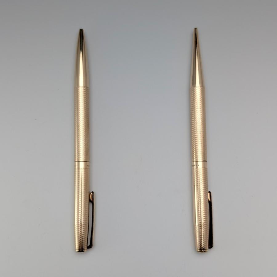 英国ヴィンテージ ヤード・オ・レッド ロールドゴールド製 推進式ペンシル＆ボールペン ケース入 英国ヴィンテージ ヤード・オ・レッド ロールドゴールド製 推進