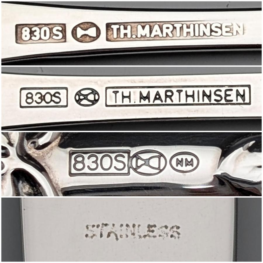 北欧ヴィンテージ 830シルバー製 チーズサーバートリオ TH Marthinson 北欧ヴィンテージ 830シルバー製 チーズサーバートリオ TH Marthinson