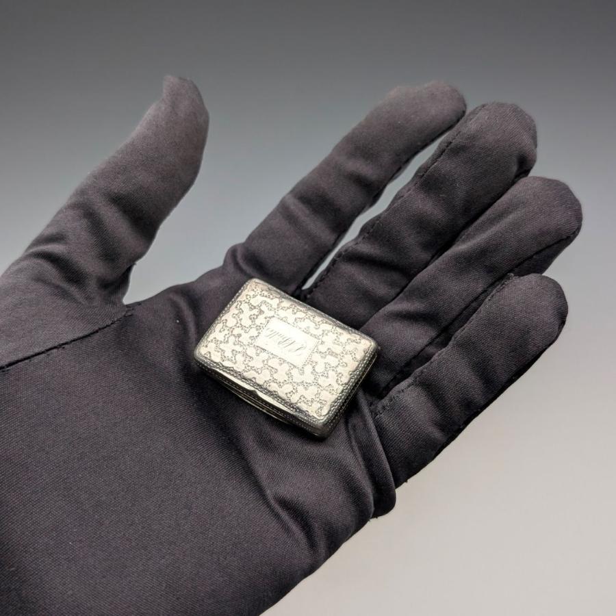 1830年 英国アンティーク ウィリアム4世 純銀製 ヴィネグレット 18g