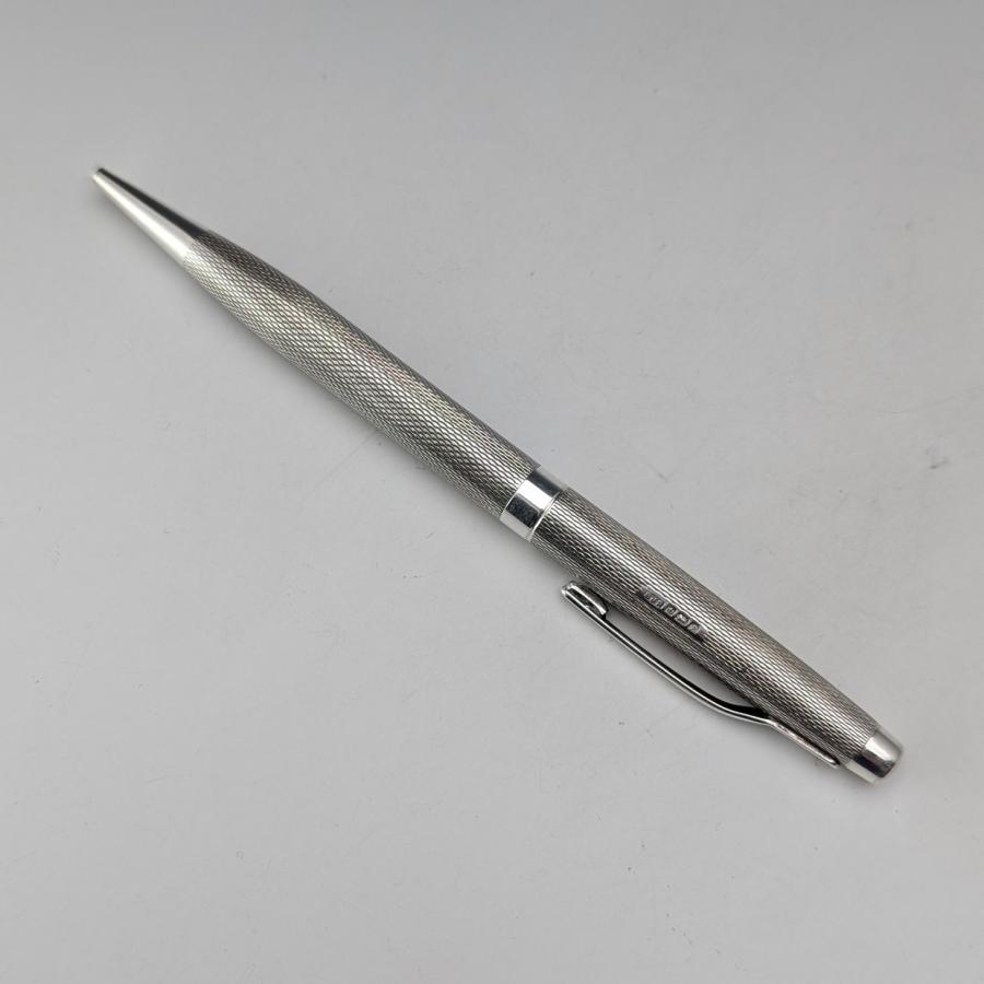 ◆1895年製 英国製 購入6万円！HG＆S社 純銀製（シルバー） 伸縮ペンシル 1989年 英国ヴィンテージ 純銀製 推進式シャープペンシル SJ Rose