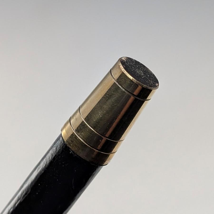 英国アンティーク ブラックシャフト 純銀製ロンデルハンドル ステッキ 杖 【ミニショルダー】 91cm M.S