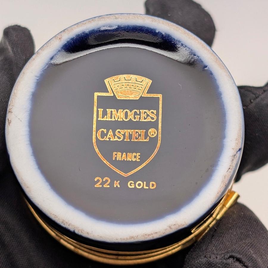 フレンチヴィンテージ リモージュ・カステル コバルトブルー磁器 22