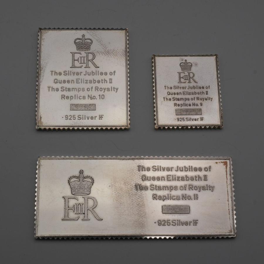 英国ヴィンテージ 純銀製 エドワーディアン切手 レプリカインゴット 計63g 英国ヴィンテージ 純銀製 エドワーディアン切手 レプリカインゴット 計