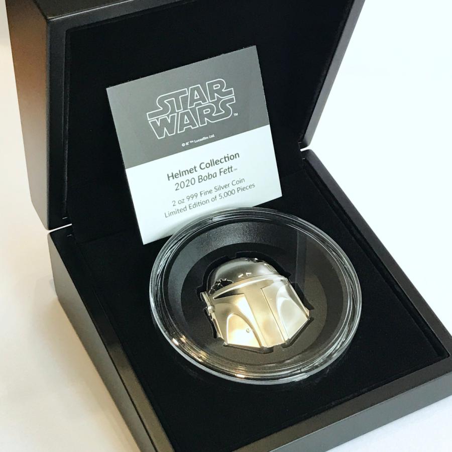 スターウォーズ ボバフェット ヘルメット型 2オンス 銀貨 | Disney | 05