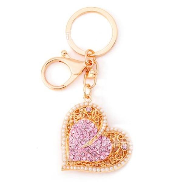 【ハート型がキュート♡】CHANEL キーホルダー CHANEL シャネル キーホルダー ハートチャーム ココマーク