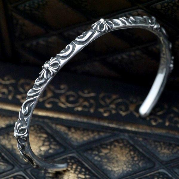 【送料無料】 SBTバングル ブレスレット クロス シルバー925 メンズ タイプ silver925 シルバーアクセサリー メンズ レディースにも 人気芸能人愛用タイプ!! | 