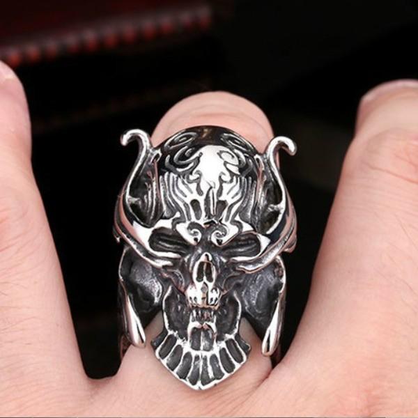 スカル リング メンズ ワイルド ゴツイ系 カッコイイ サージカル
