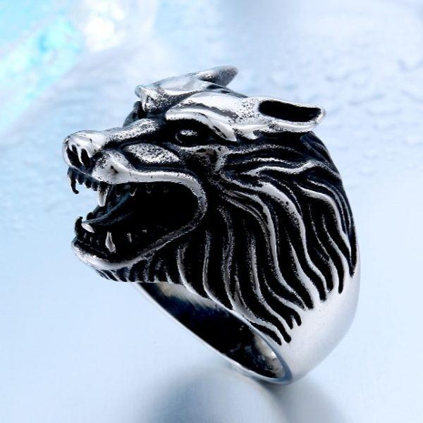 wolf ring シルバーリング　狼　ウルフ 楽天市場】メンズ シルバーアクセサリー ウルフ 狼 リング ロック 個性