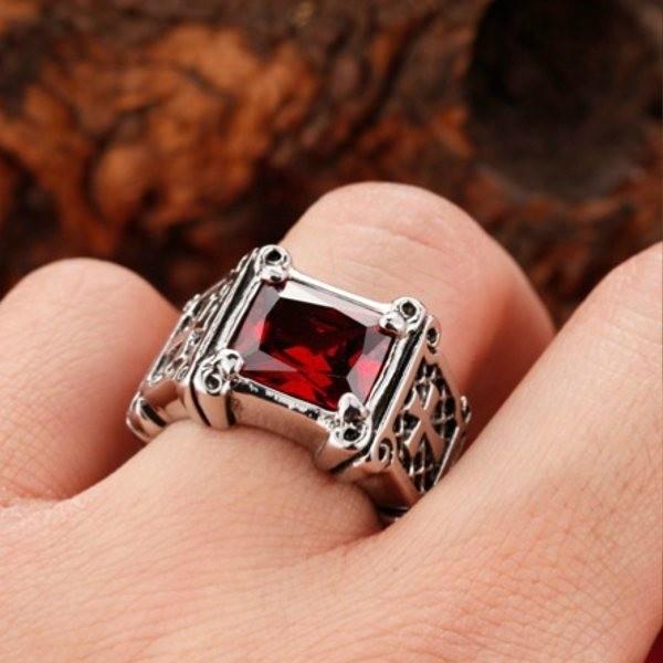 リング ステンレス メンズ キュービックジルコニア 全3色 ak2 |  | 02