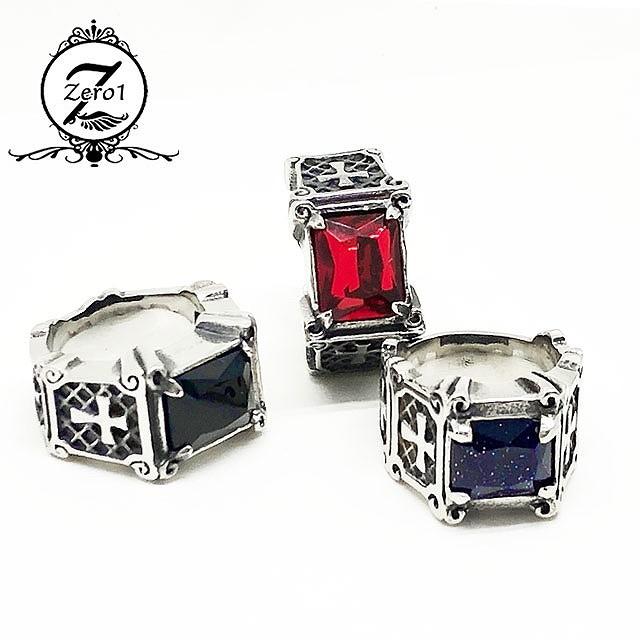 リング ステンレス メンズ キュービックジルコニア 全3色 ak2 |  | 07