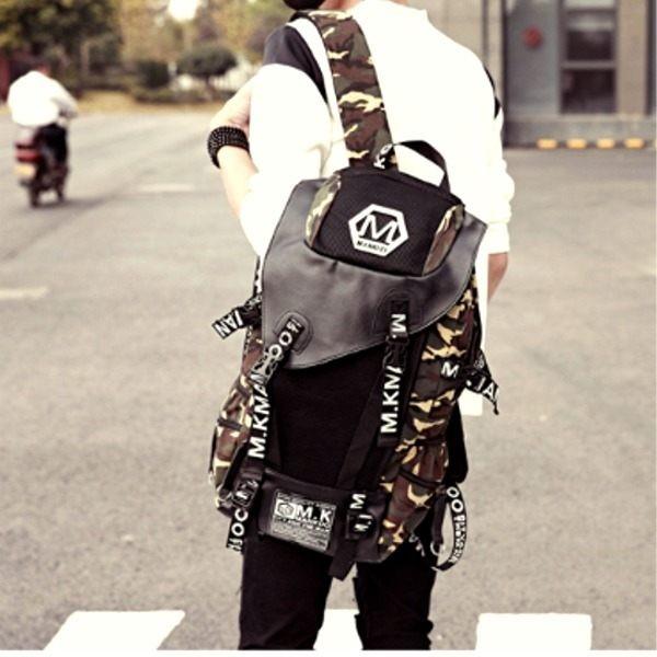 リュックサック メンズ ショルダーバッグ 迷彩 cx2 : シルバー