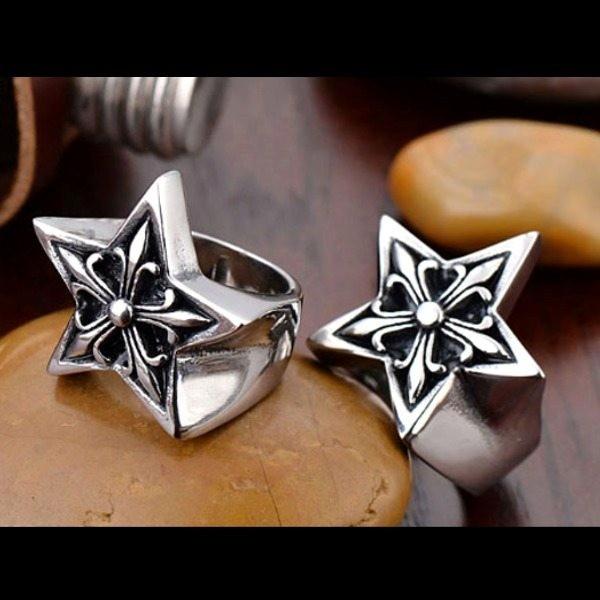 silver 925 メンズリング ラージスター 重厚 25号 存在感あり シルバースターリング シルバーアクセサリー リング・指輪