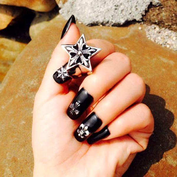 silver 925 メンズリング ラージスター 重厚 25号 存在感あり シルバースターリング シルバーアクセサリー リング・指輪