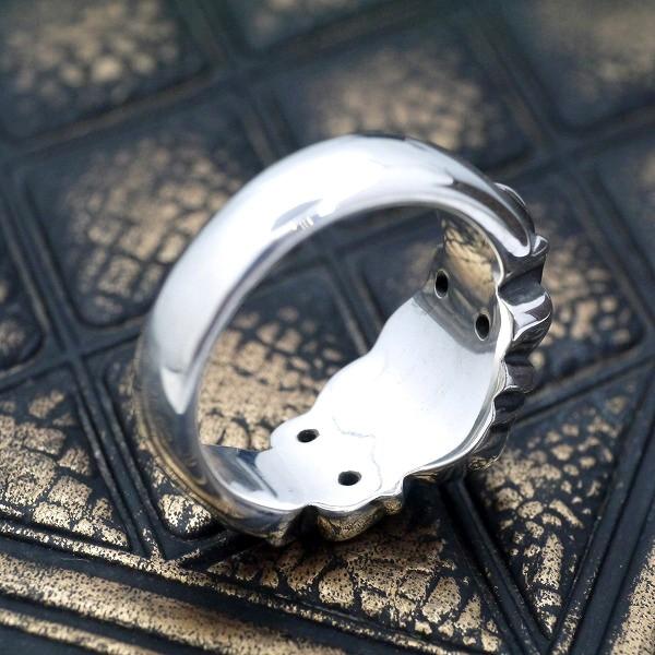 フローラルクロスハートリング 指輪 シルバー925 メンズ フローラルクロスハートリング 指輪 シルバー925 メンズ