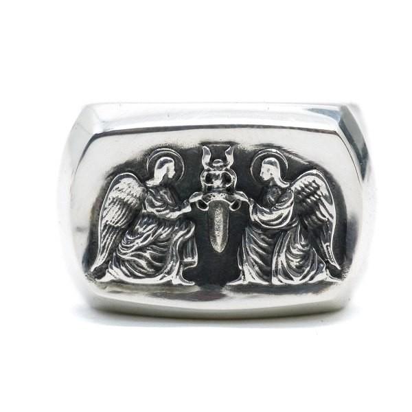 BIG PJ エンジェル リング シルバー925 メンズ レディース 指輪 ハイクオリティ 日本製 ch014 | 