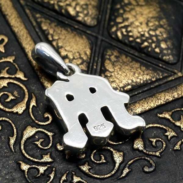 アルファベット M チャーム ペンダント ネックレス トップ シルバー925