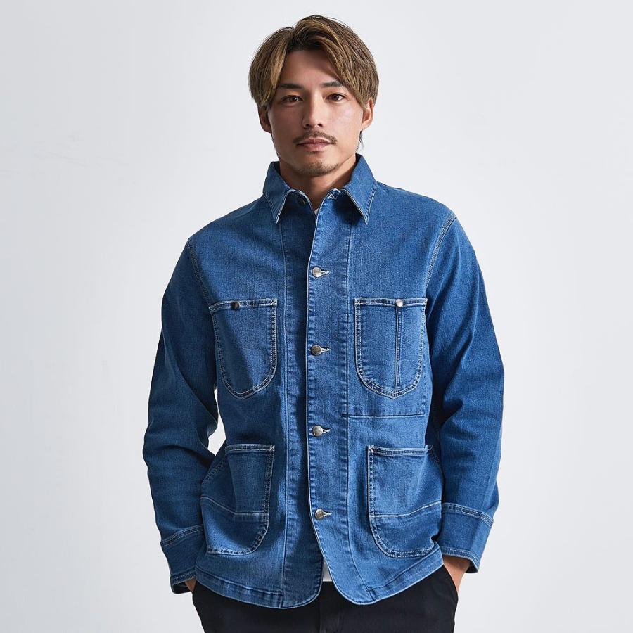 Hanes（ヘインズ） デニム カバーオール メンズ ブランド 大きいサイズ