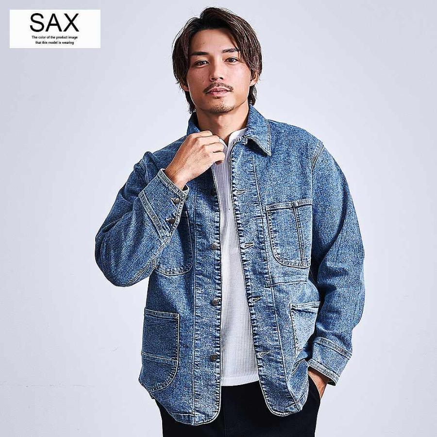 Hanes（ヘインズ） デニム カバーオール メンズ ブランド 大きいサイズ