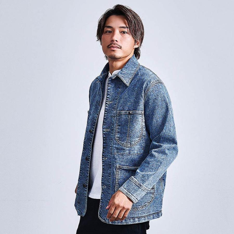 Hanes（ヘインズ） デニム カバーオール メンズ ブランド 大きいサイズ