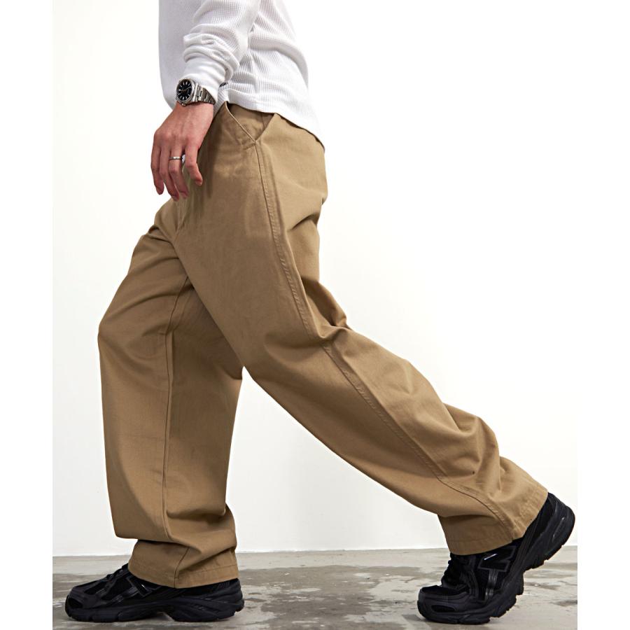 Hanes（ヘインズ） チノパンツ ワイド メンズ ブランド 大きいサイズ