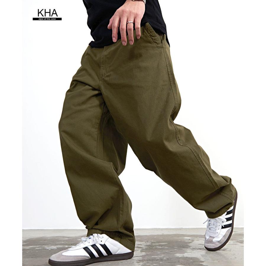 Hanes（ヘインズ） チノパンツ ワイド メンズ ブランド 大きいサイズ
