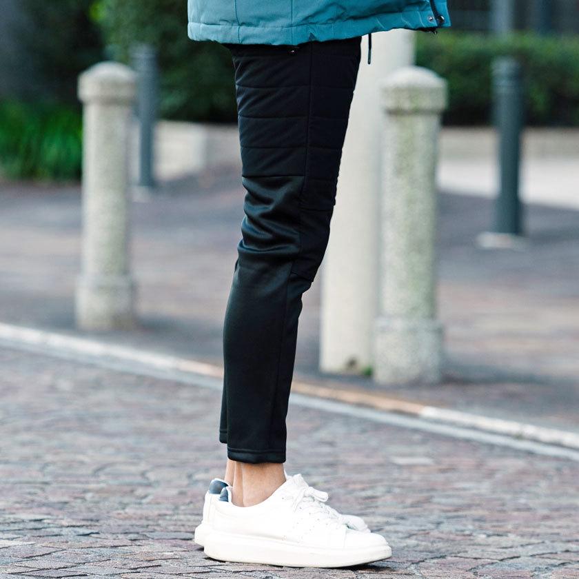 おすすめ スキニーパンツ メンズ 暖パン 細身 スリム 裏起毛 無地 暖かい 軽い 中綿 撥水 テーパードパンツ トラックパンツ テーパード アウトドア Gerry 秋 冬 スキニー スリムパンツ Color 41 Kha カーキ Www We Job Com