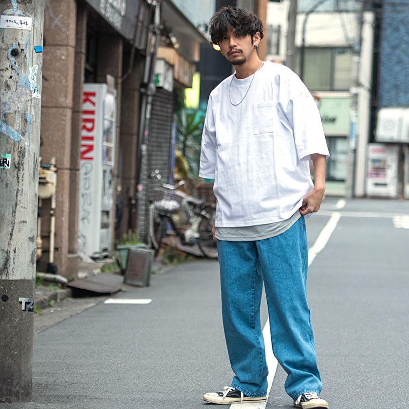 デニムパンツ メンズ ワイド ブランド 太め おしゃれ 大人 カジュアル ゆったり 大きい ジーンズ カラーデニム Gパン ジーパン ストリート Sb Select 春 夏 シルバーバレット 通販 Yahoo ショッピング