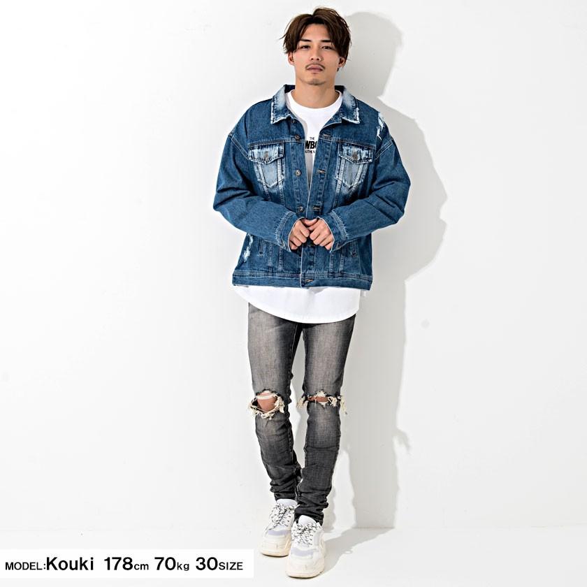 デニムパンツ メンズ スキニー mnml ミニマル M1 DENIM STRETCH GREY