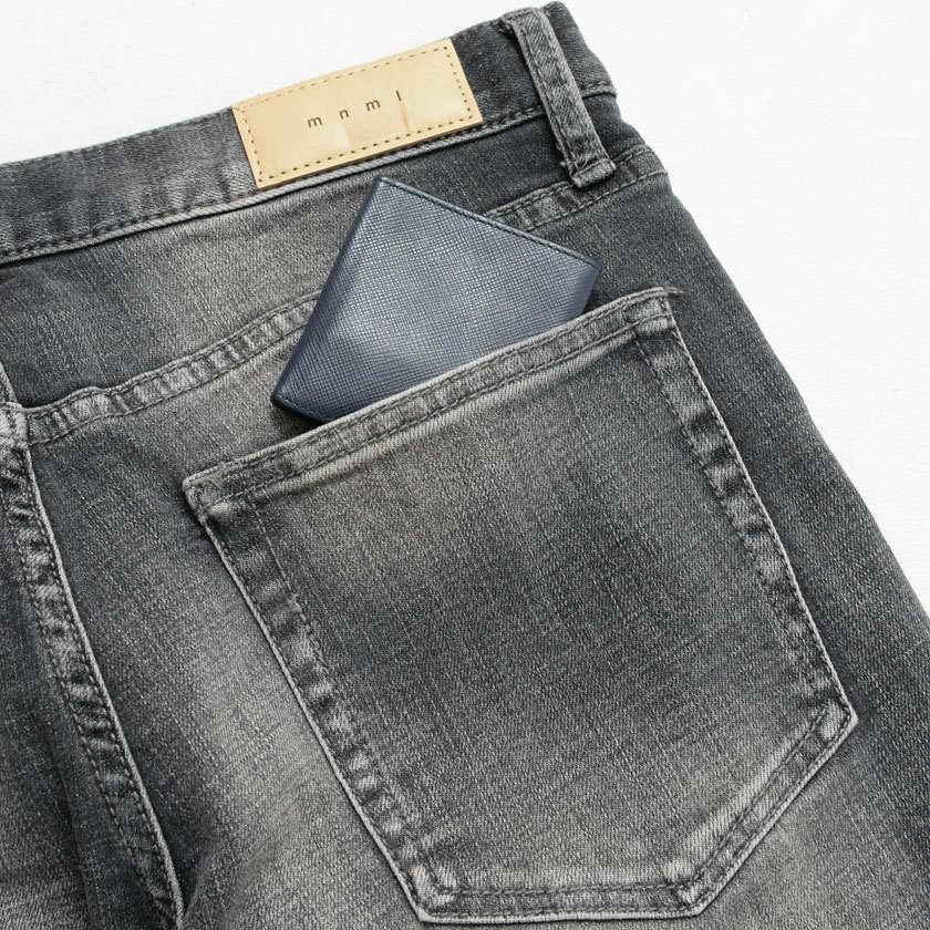 デニムパンツ メンズ スキニー mnml ミニマル M1 DENIM STRETCH GREY/全1色 スキニーパンツ スキニーデニム ダメージ ストリート 冬 春｜silverbulletxfuga｜11