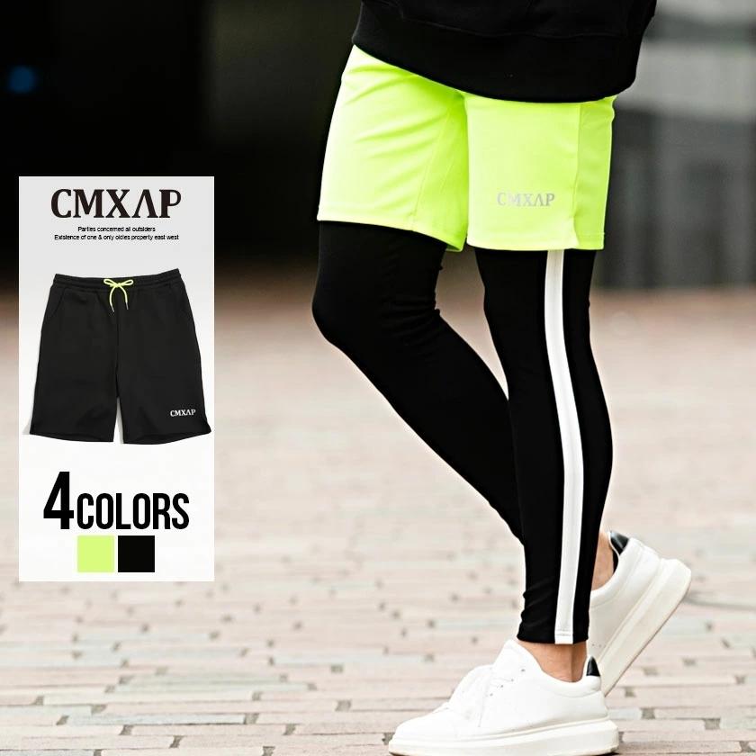 Quot ハーフパンツ メンズ ショートパンツ 膝上 短パン ショーツ 半ズボン ネオン 部屋着 M L Xl Cmxap クマアピ 春 夏 品揃え豊富で