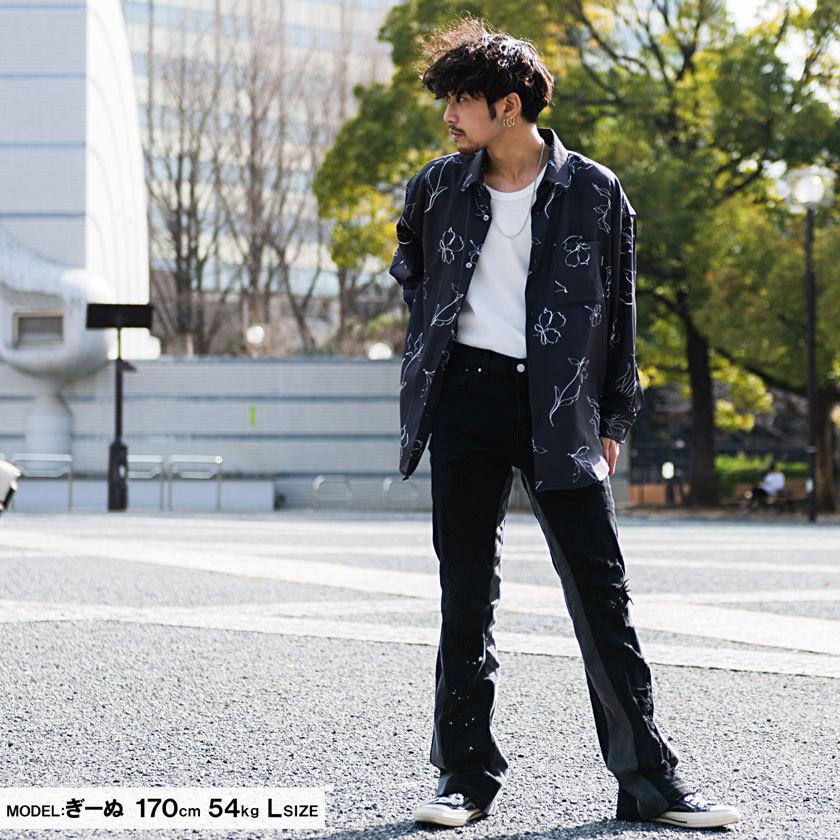 今だけスーパーセール限定 Quot カジュアルシャツ メンズ 長袖シャツ 柄シャツ スプリングブ ランド 大人 きれいめ 総柄 古着系 下北系 プリント 大きい 上品 韓国系 ゼブラ ヒョウ 春 秋 Time4yourself Com