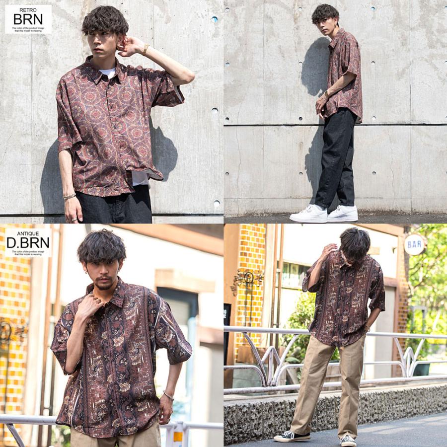 SILVER BULLET カジュアルシャツ メンズ 半袖 花柄 総柄 ジョー SILVER BULLET カジュアルシャツ メンズ 半袖 花柄 総柄 ジョー