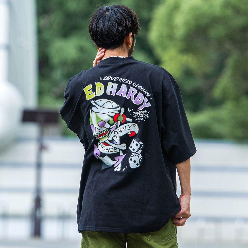 未使用品】 Ed Hardy エドハーディー トップス Tシャツ