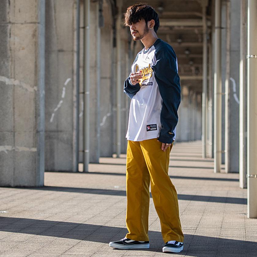 注目ショップ・ブランドのギフト 古着 ディッキーズ チノパン ワイド