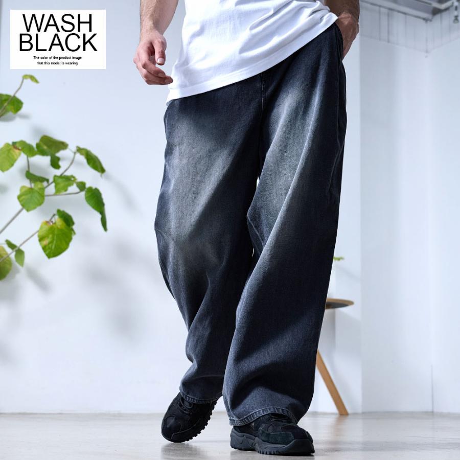 ブランニューオールド　濃紺 ワイドレッグ デニムパンツ ブランニューオールド 濃紺 ワイドレッグ デニムパンツ