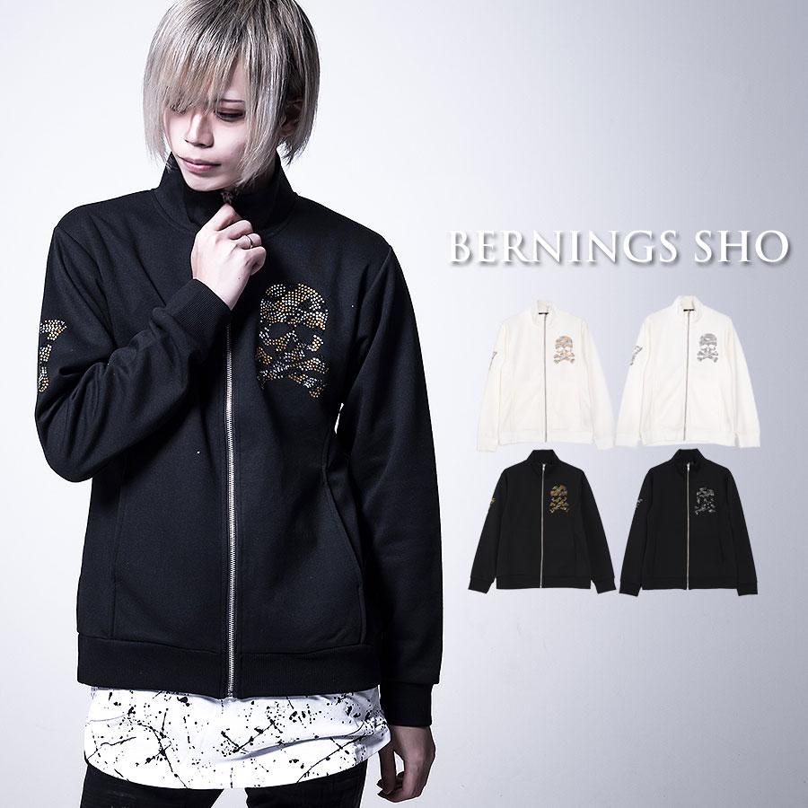 Bernings Sho バーニングショー ラインストーン付きジップ Bernings Sho バーニングショー ラインストーン付きジップ