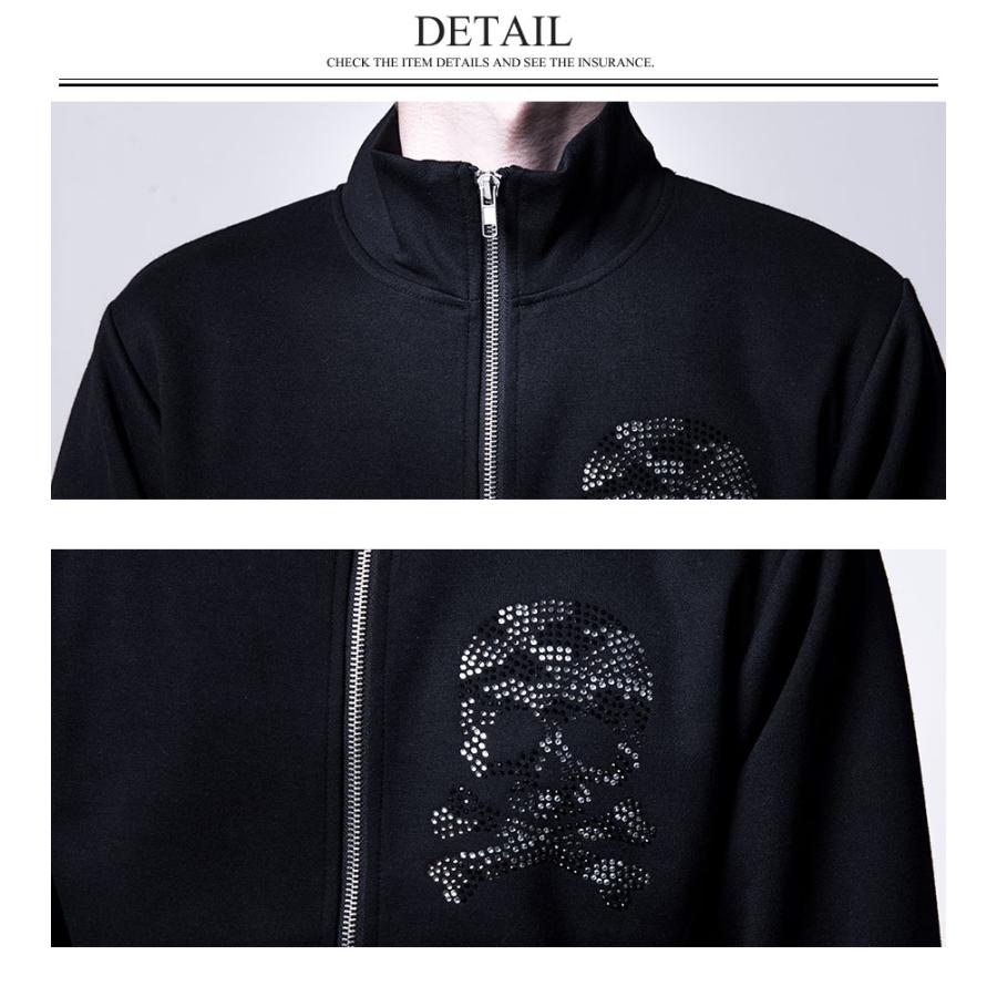 Bernings Sho バーニングショー ラインストーン付きジップ