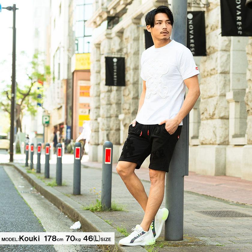 Tシャツ メンズ 半袖 クルーネック 細身 カットソー プリント ベア クマ 蛍光色 黒 白 細身 春 夏 21luxe R Lg シルバーバレット 通販 Yahoo ショッピング