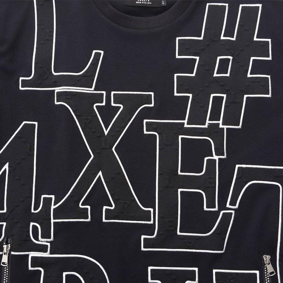 ✨美品✨LUXE/R ラグジュ セットアップ 半袖 立体ロゴ Ｌサイズ 赤 LUXE/R（ラグジュ） Tシャツ メンズ 半袖 ブランド スポーツ 大きい