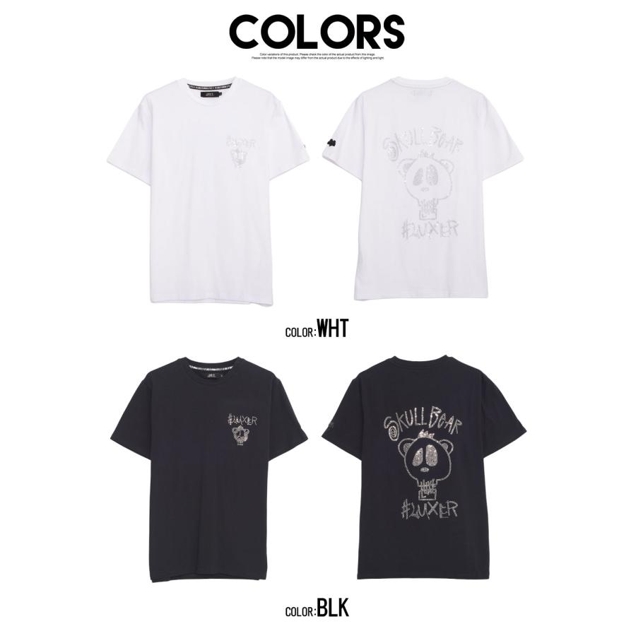 LUXE/R（ラグジュ） Tシャツ メンズ 半袖 ブランド 綿 スカル ベア