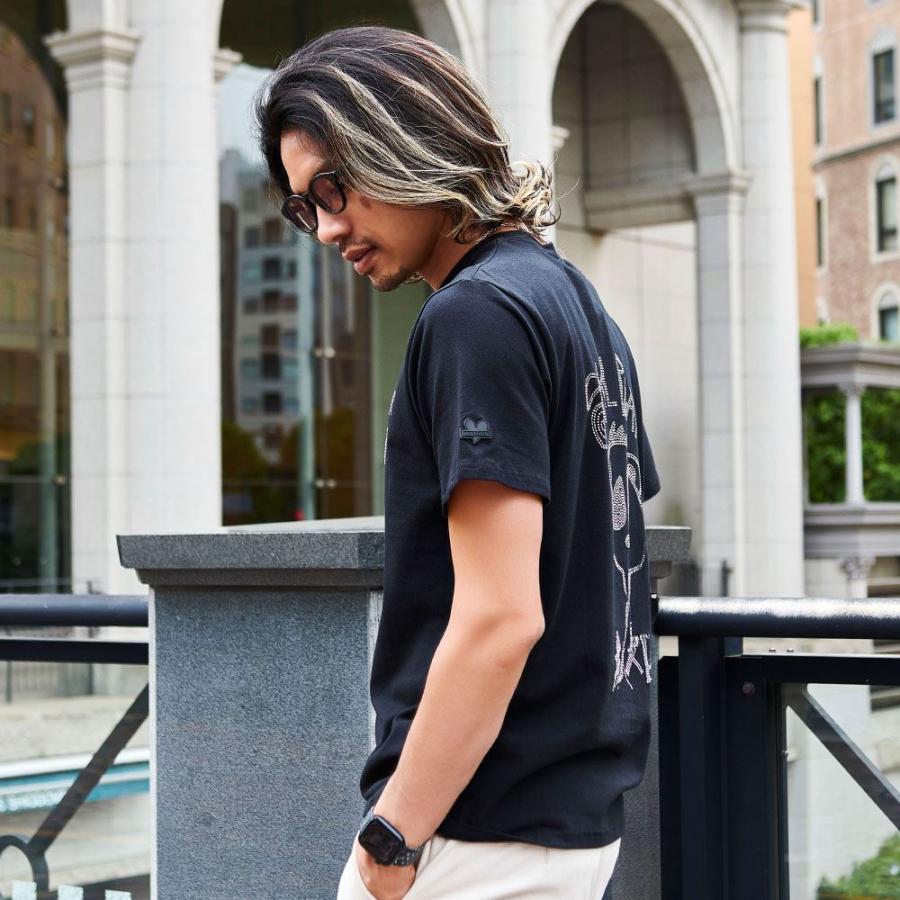 LUXE/R（ラグジュ） Tシャツ メンズ 半袖 ブランド 綿 スカル ベア