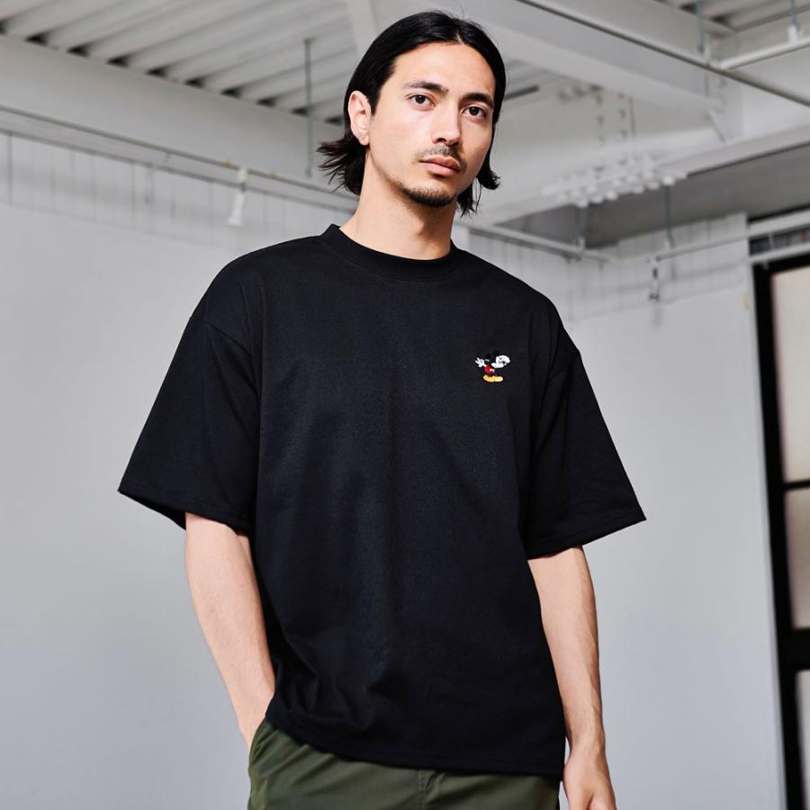 ディズニー ミッキー刺繍 星総柄 スノボウェア 上下セット 大きいサイズ XL Disney（ディズニー）の「Disney/ディズニー 接触冷感 UVカット