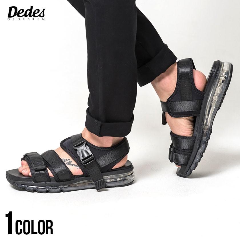 サンダル メンズ Dedes デデス エアクッションソールサンダル 全1色 スポーツサンダル スポサン スポサン 黒 アウトドア 海 プール 夏 5278 シルバーバレット 通販 Yahoo ショッピング