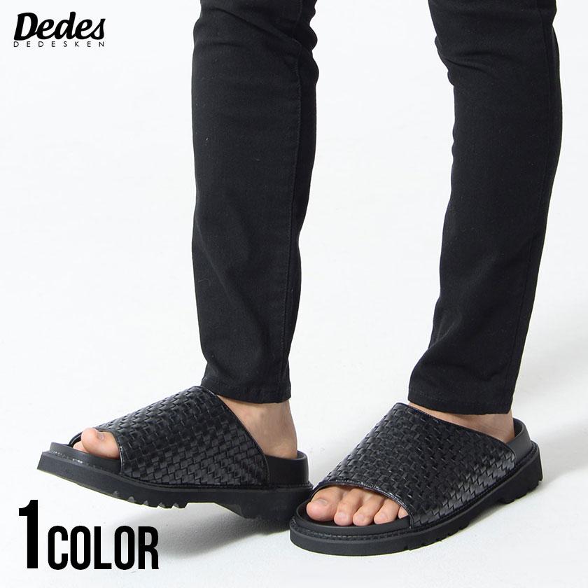 サンダル メンズ 厚底 Dedes デデス ワンバンド厚底サンダル 全1色 スリッポン タンクソール 合皮 イントレチャート ブラック 黒 M L Ll シンプル 夏 5286 シルバーバレット 通販 Yahoo ショッピング