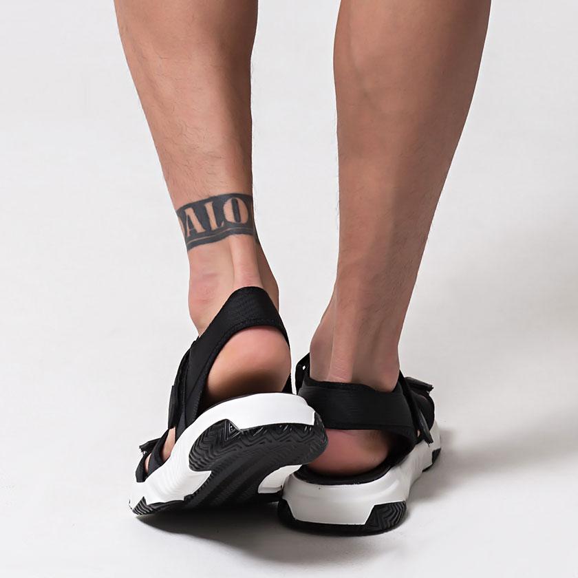 スポーツサンダル メンズ スポサン Dedes デデス スニーカーソールスポーツサンダル 全2色 厚底 アウトドア 軽量 カーキ 黒 M L Ll 夏 5287 シルバーバレット 通販 Yahoo ショッピング